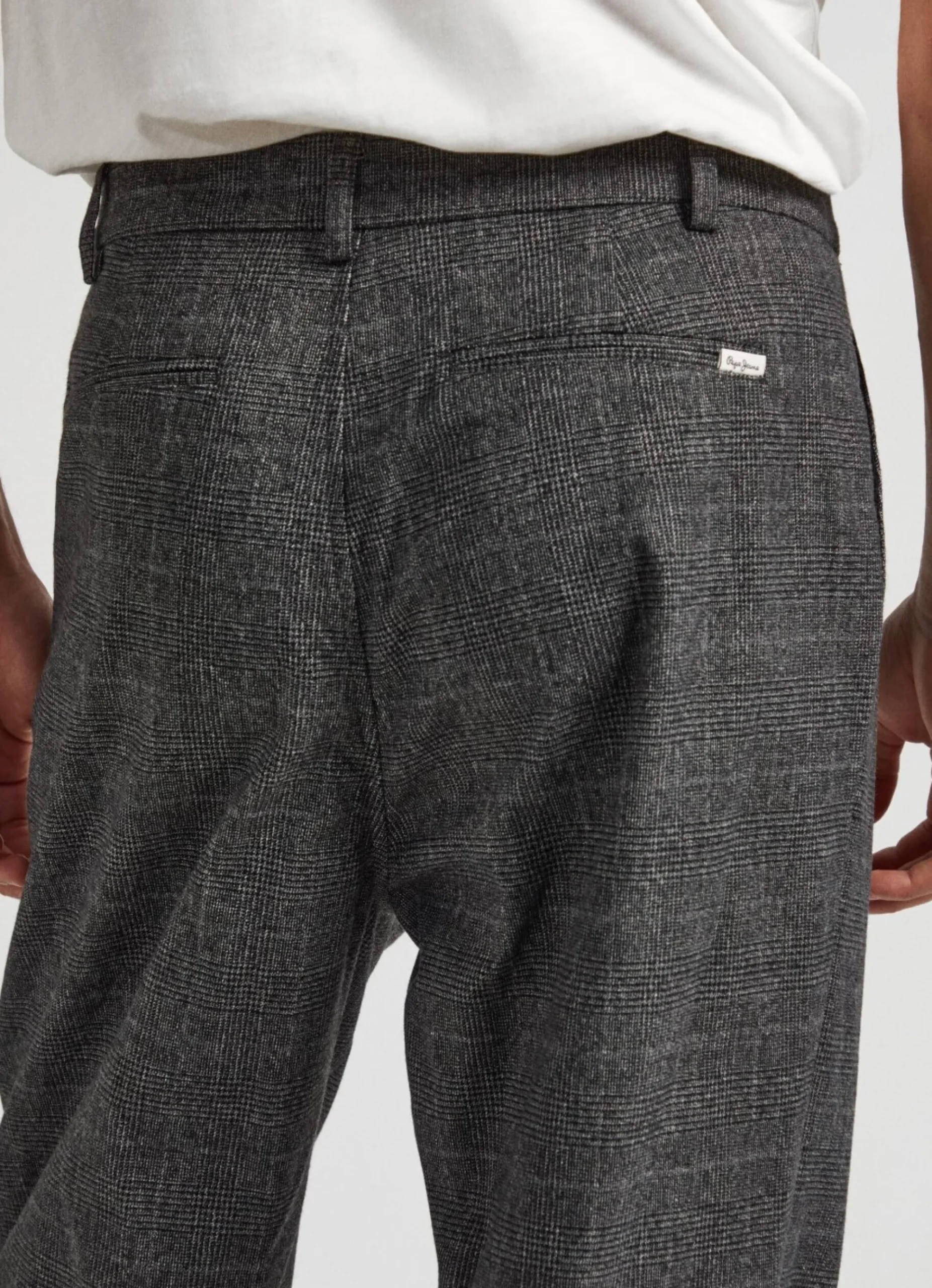 Homem Pepe Jeans Calças>Calças Principe De Gales