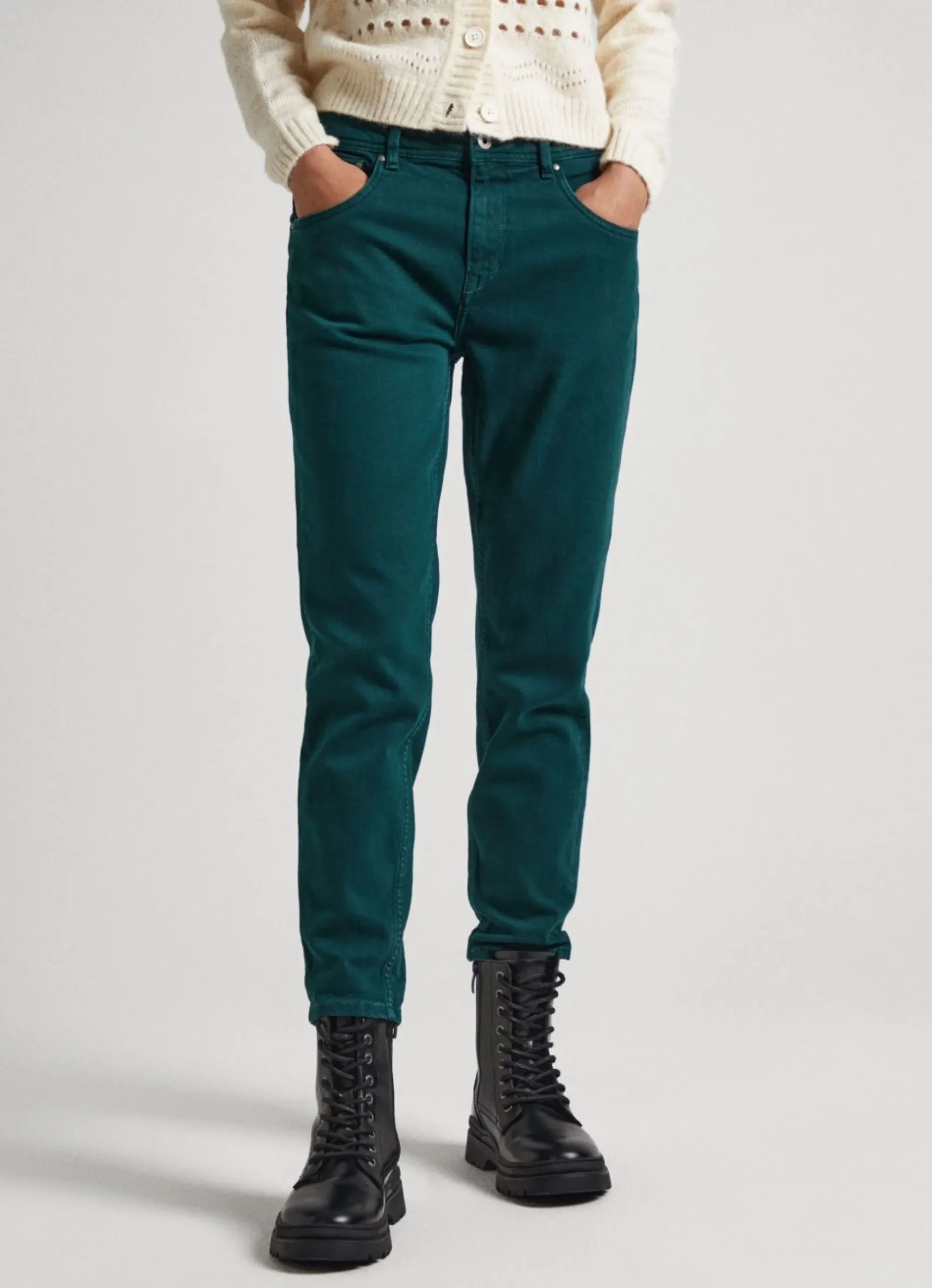Mulher Pepe Jeans Calças>Calças Relaxed Fit 5 Bolsos