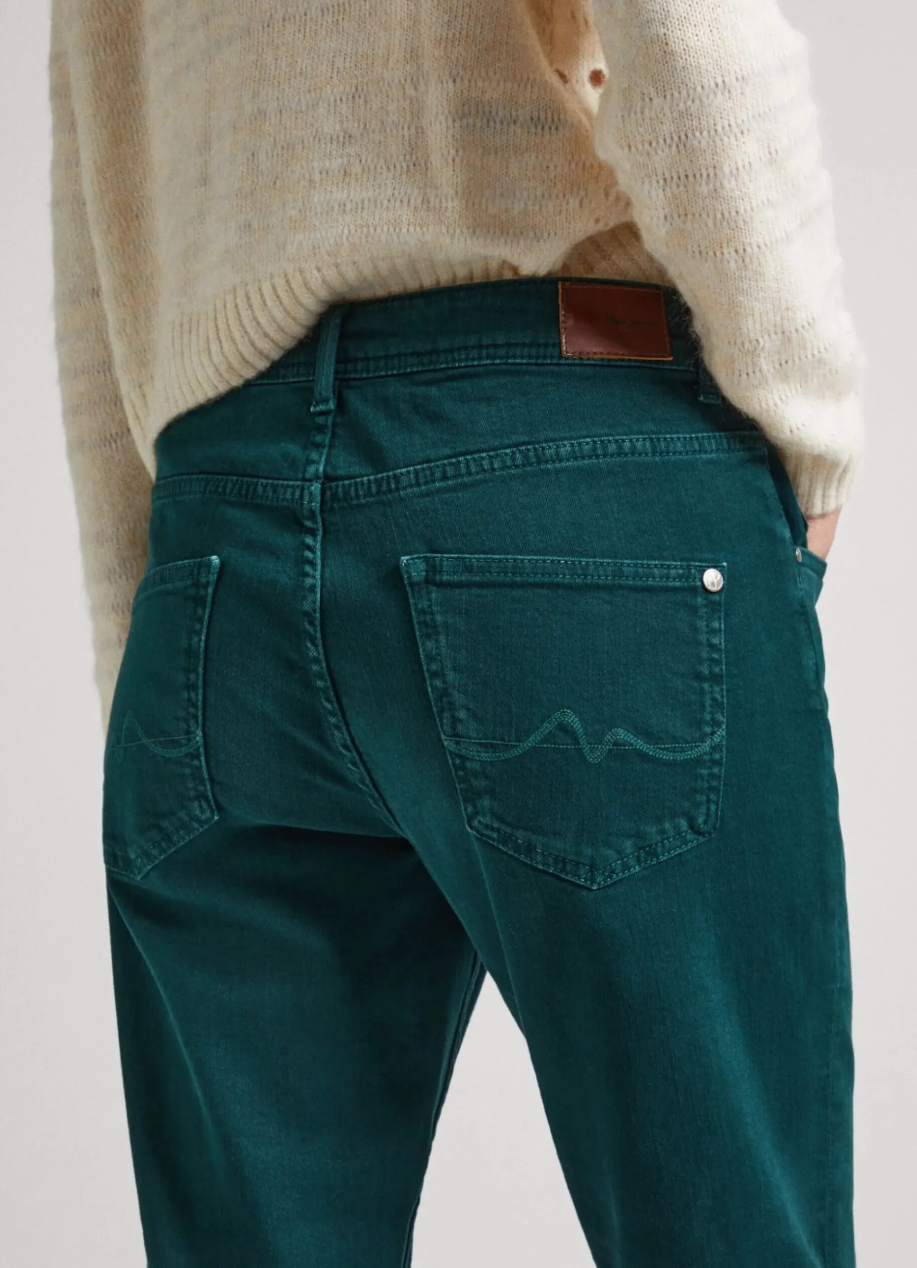 Mulher Pepe Jeans Calças>Calças Relaxed Fit 5 Bolsos