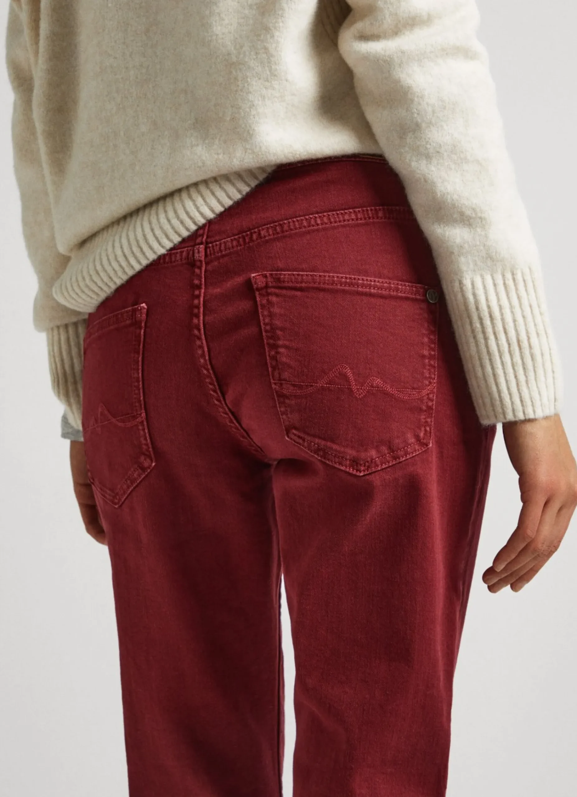 Mulher Pepe Jeans Calças>Calças Relaxed Fit 5 Bolsos