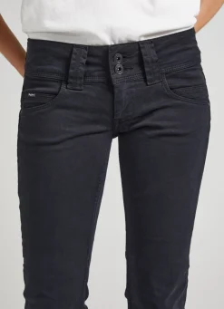 Mulher Pepe Jeans Calças>Calças Straight Fit Com 5 Bolsos