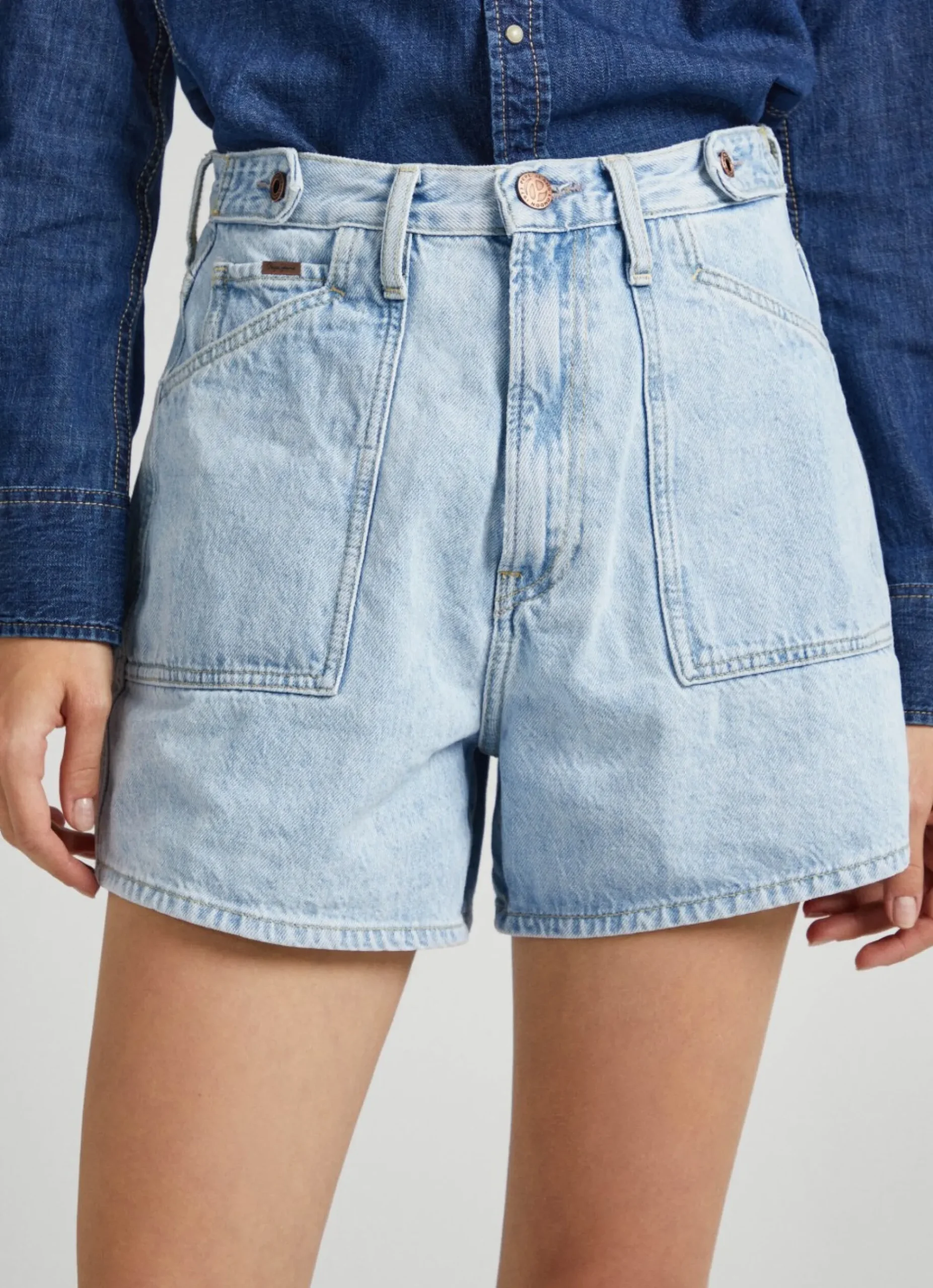 Mulher Pepe Jeans Saias E Calções>Calções Regular Fit