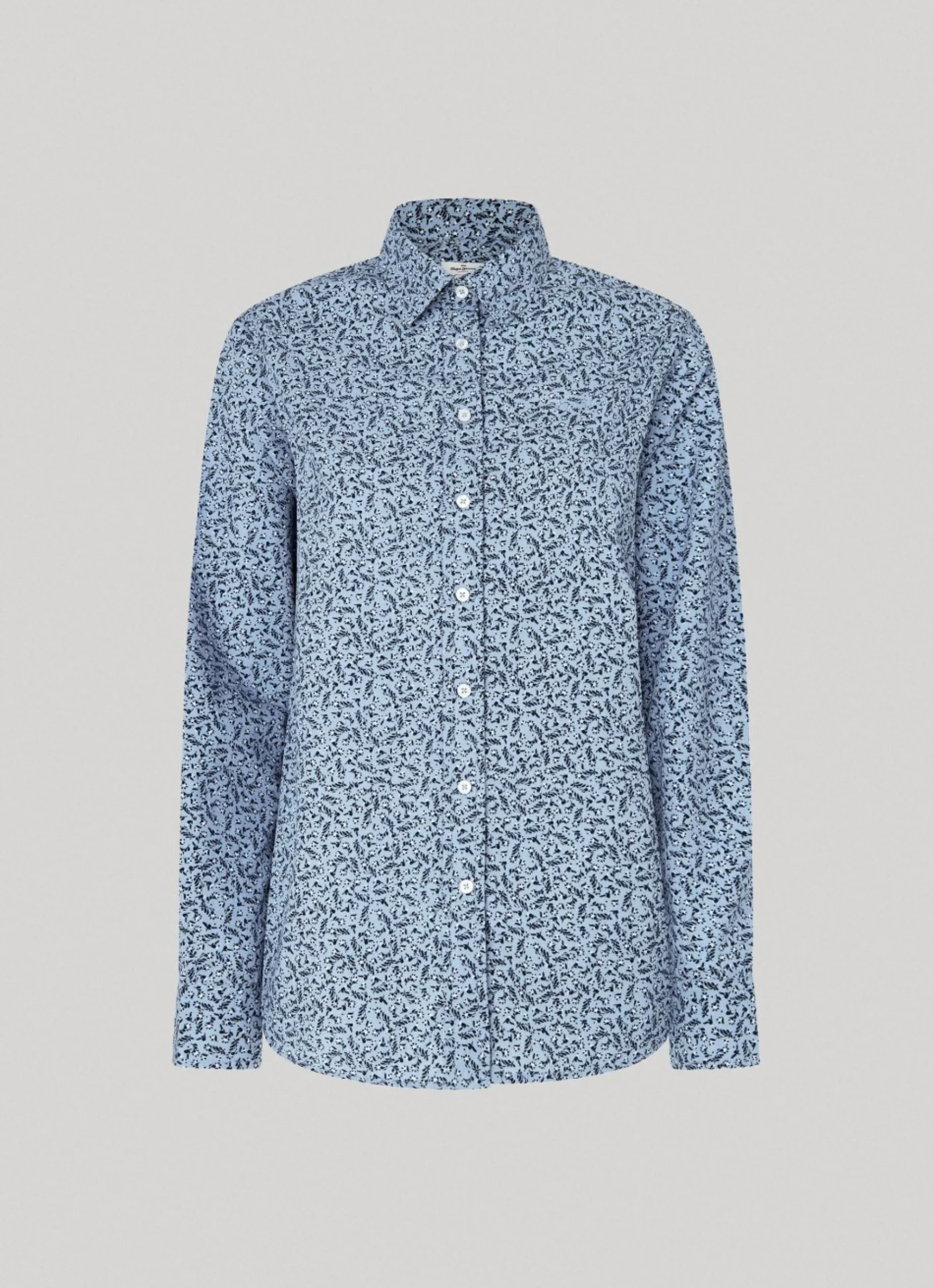 Mulher Pepe Jeans Camisas E Blusas>Camisa Algodao Padrao Floral