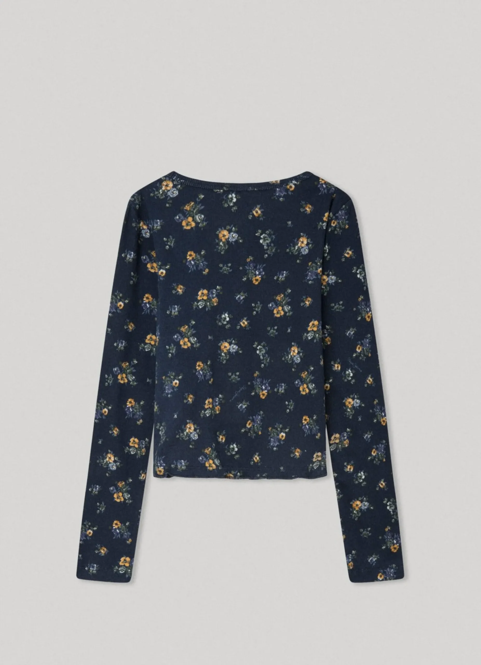 Rapariga Pepe Jeans Camisas E T-Shirts>Camisa Canelada Padrao Floral