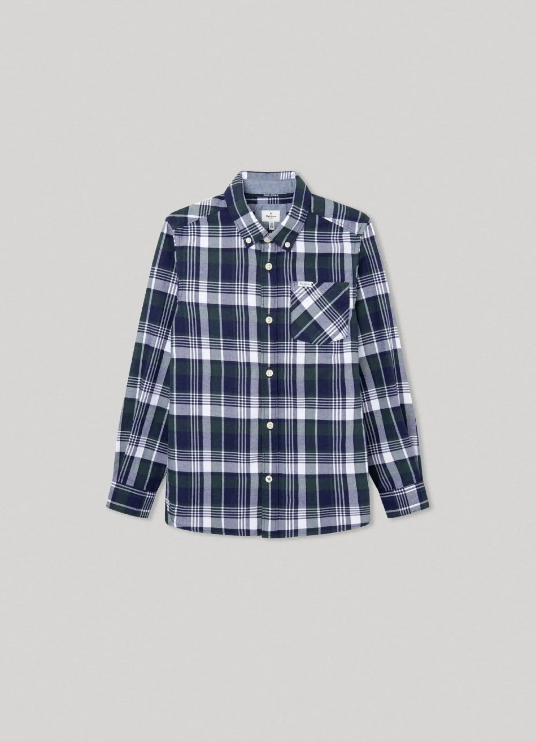 Rapaz Pepe Jeans Polos E Camisas>Camisa De Flanela Xadrez