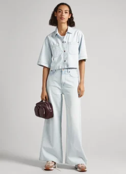 Mulher Pepe Jeans Camisas E Blusas>Camisa De Manga Curta
