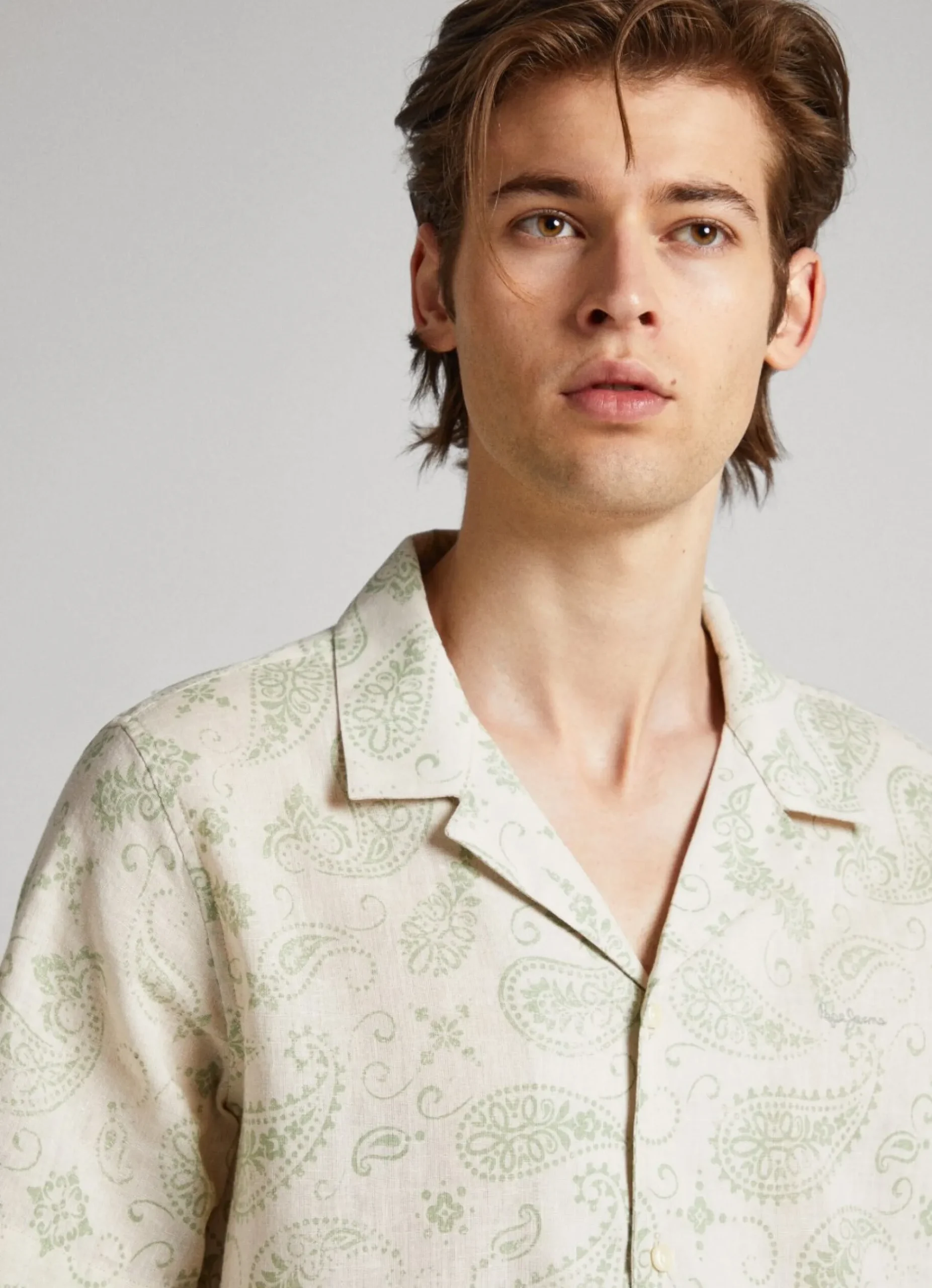 Homem Pepe Jeans Camisas>Camisa De Manga Curta Paisley