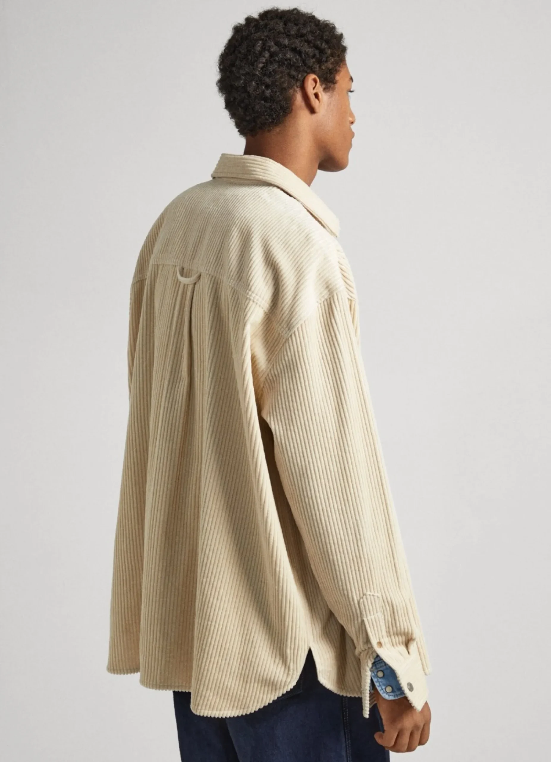 Homem Pepe Jeans Camisas>Camisa De Veludo Oversized