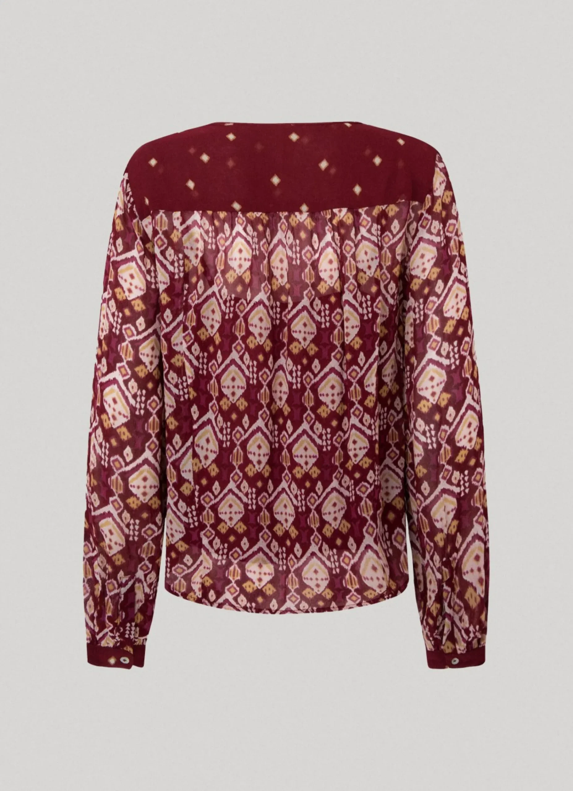 Mulher Pepe Jeans Camisas E Blusas>Camisa Estampado Ornamental