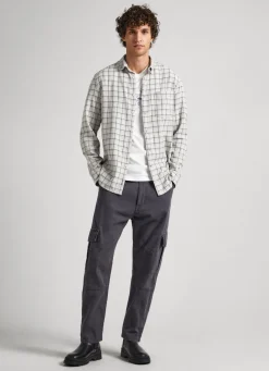 Homem Pepe Jeans Camisas>Camisa Melange Xadrez Janela