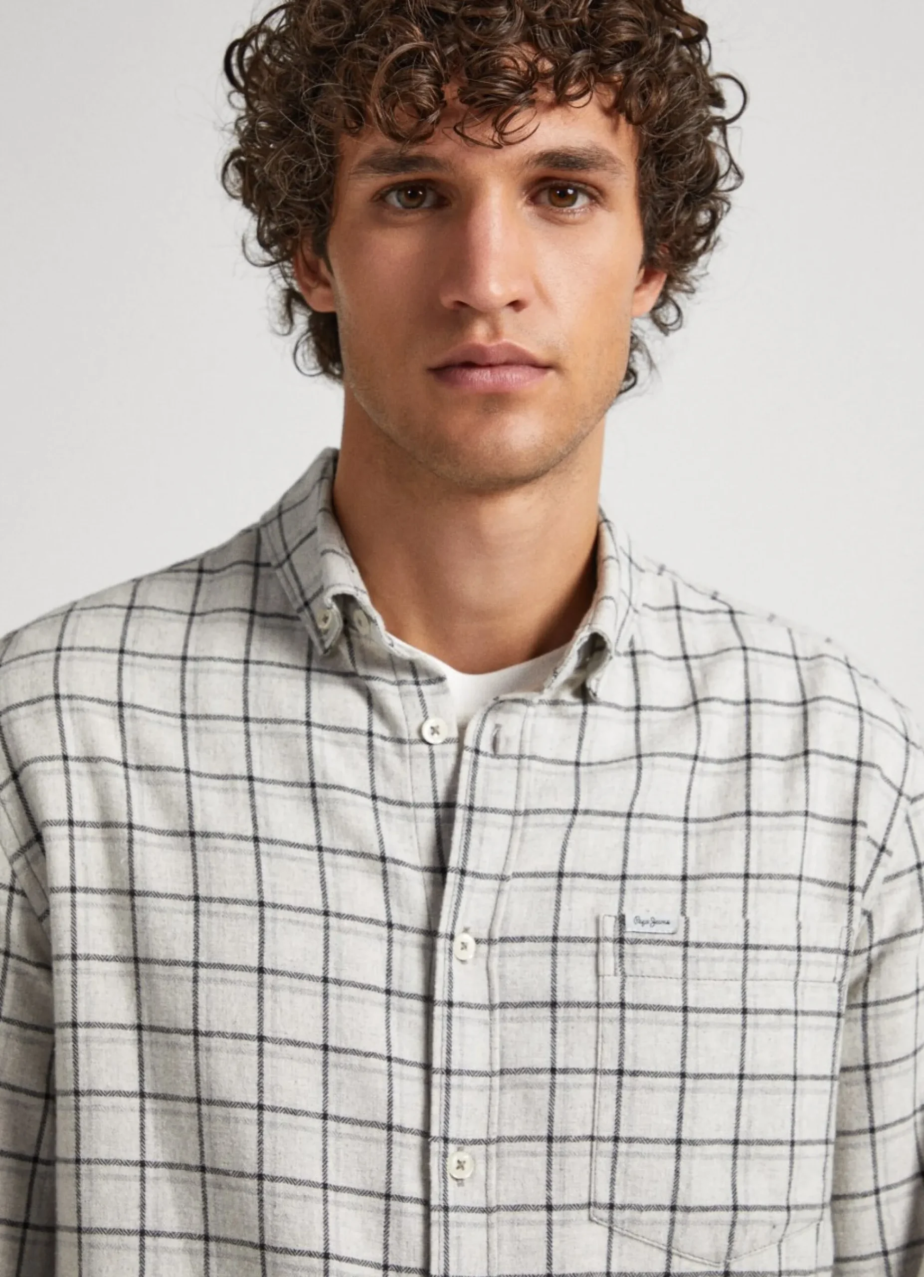 Homem Pepe Jeans Camisas>Camisa Melange Xadrez Janela