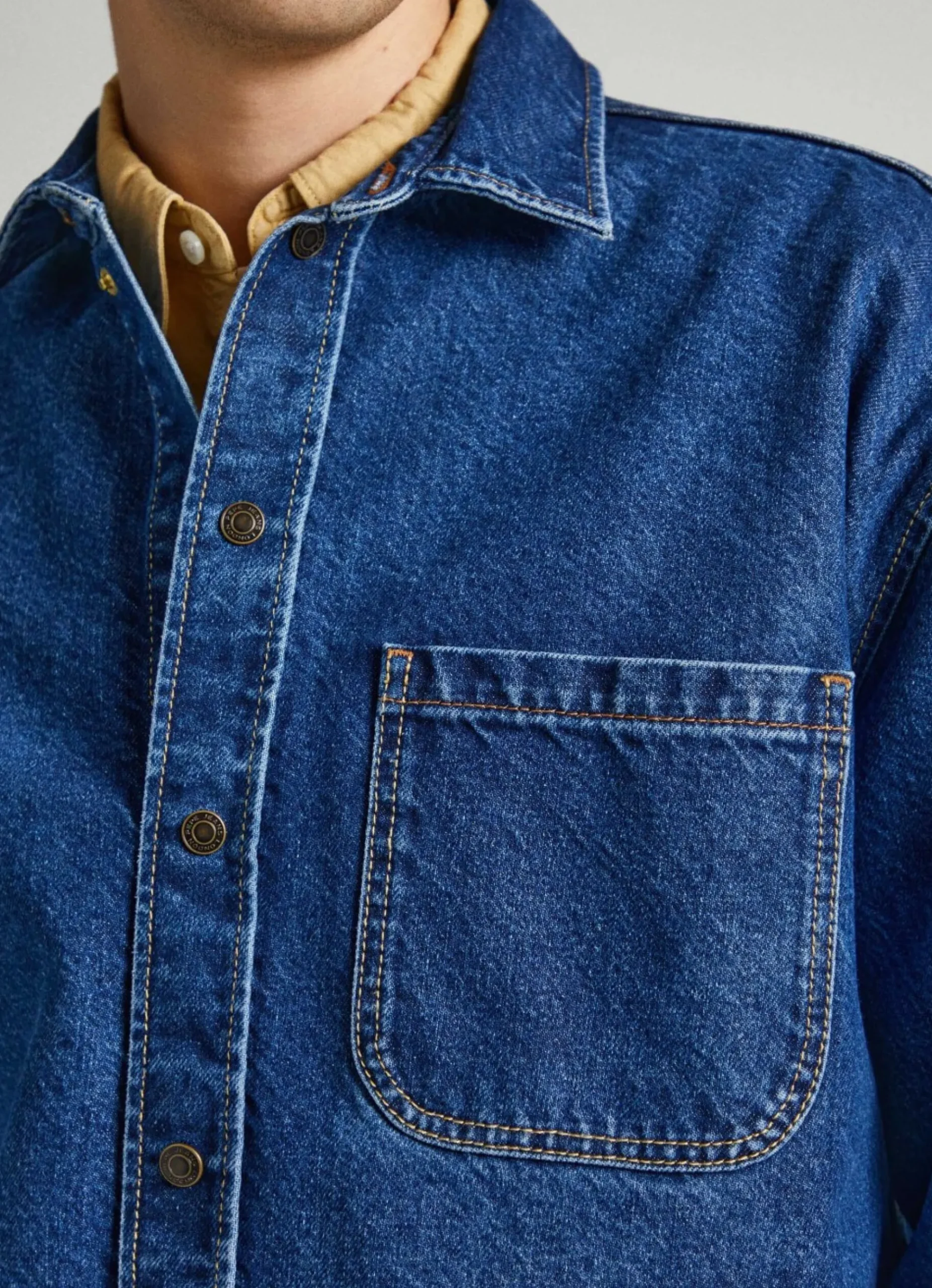Homem Pepe Jeans Camisas>Camisa Oversized