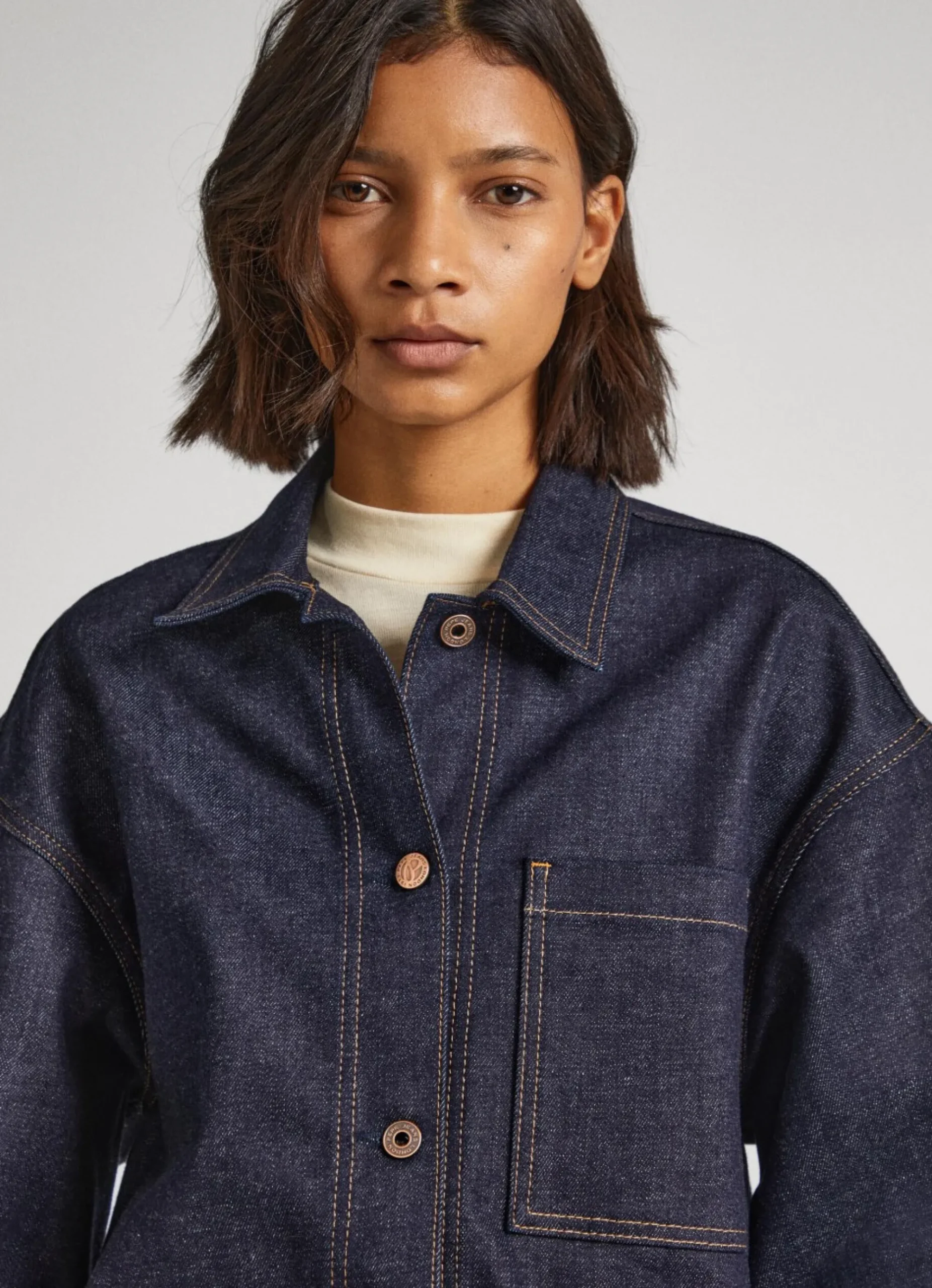 Mulher Pepe Jeans Camisas E Blusas>Camisa Oversized