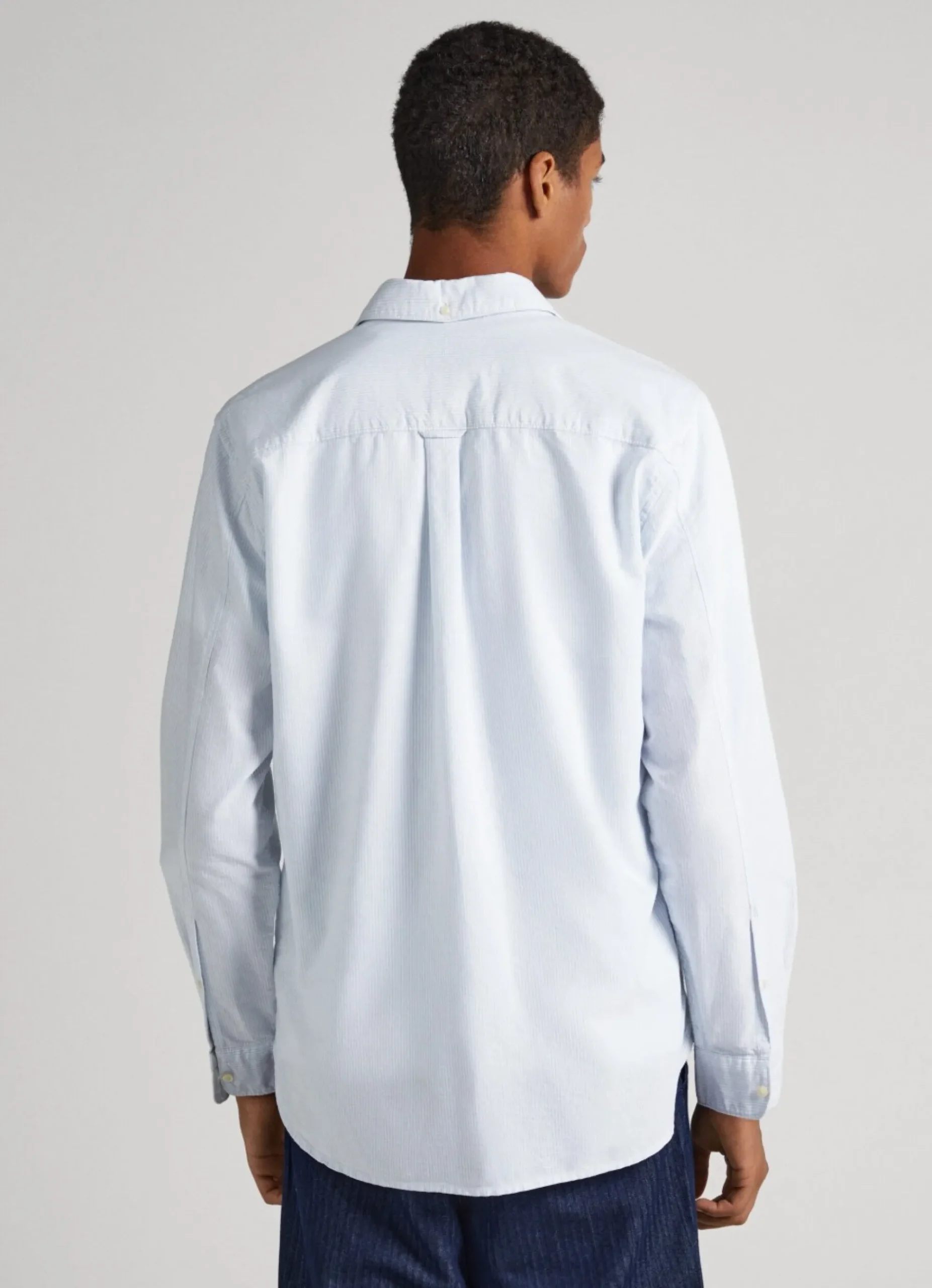 Homem Pepe Jeans Camisas>Camisa Oxford As Riscas Bengala