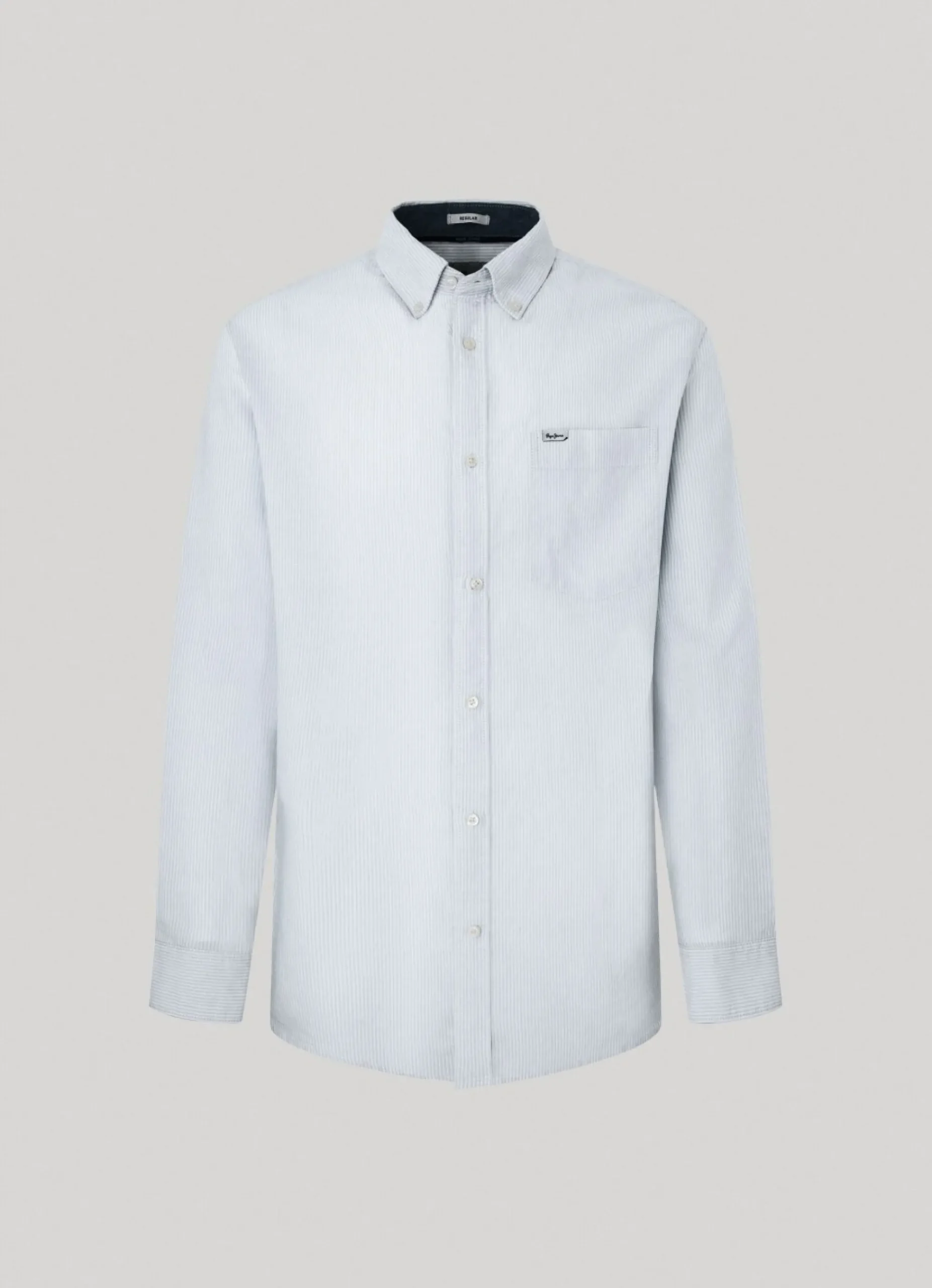 Homem Pepe Jeans Camisas>Camisa Oxford As Riscas Bengala