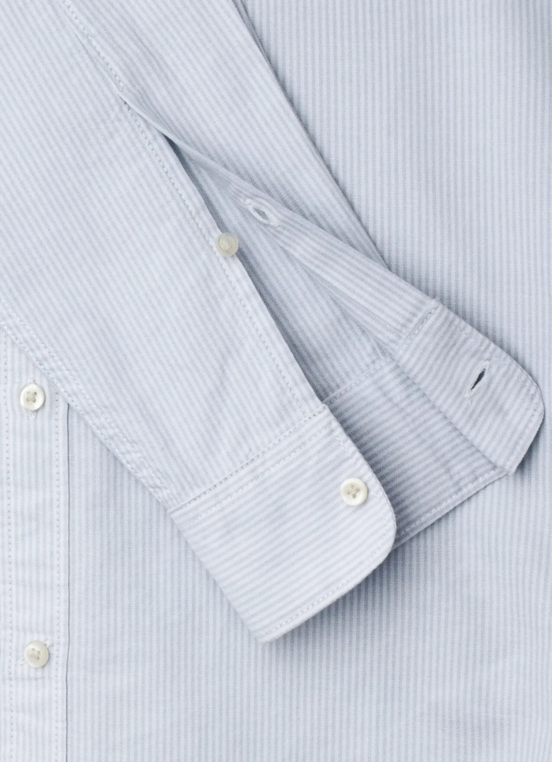 Homem Pepe Jeans Camisas>Camisa Oxford As Riscas Bengala