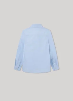 Rapaz Pepe Jeans Polos E Camisas>Camisa Oxford Logo Estampado