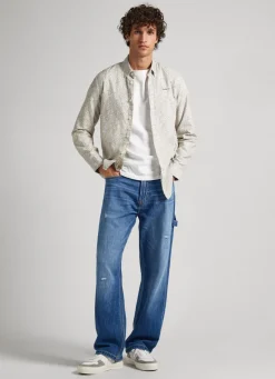 Homem Pepe Jeans Camisas>Camisa Oxford Padrao Floral