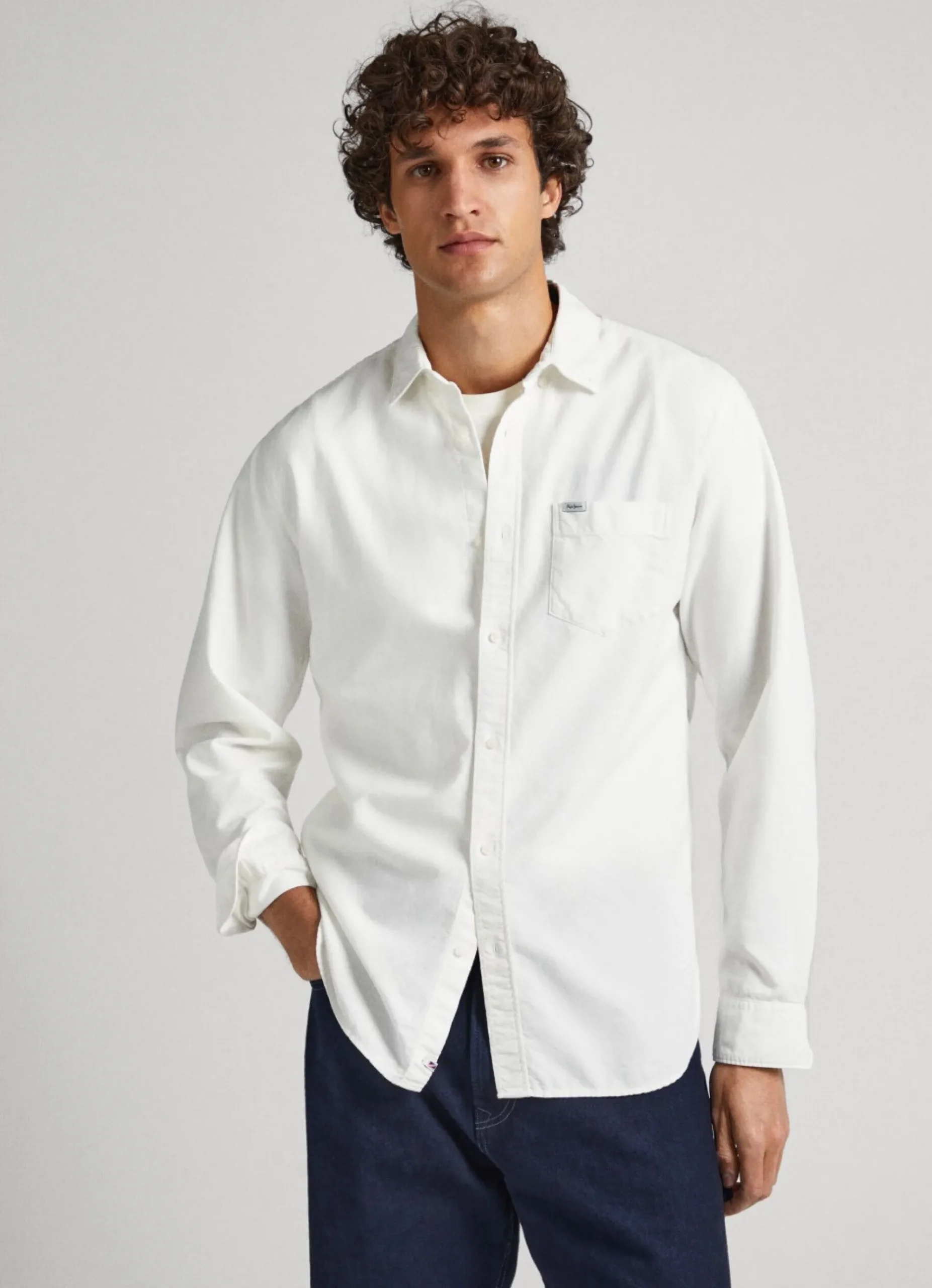 Homem Pepe Jeans Camisas>Camisa Oxford Regular Fit