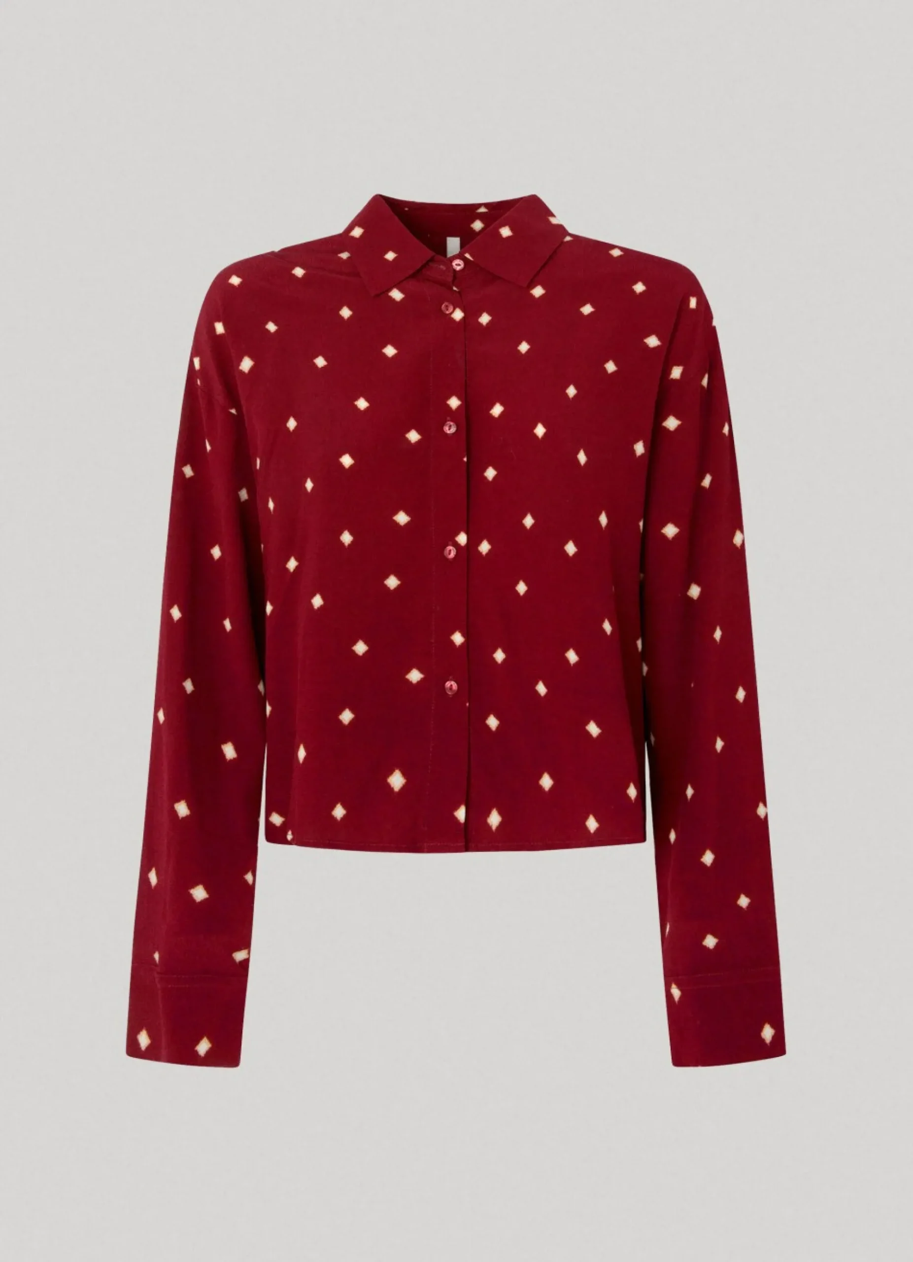 Mulher Pepe Jeans Camisas E Blusas>Camisa Padrao As Bolinhas