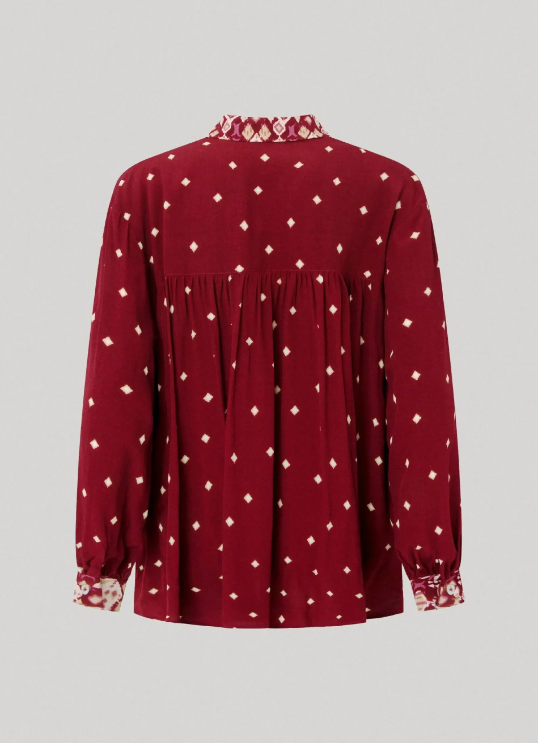 Mulher Pepe Jeans Camisas E Blusas>Camisa Padrao As Bolinhas
