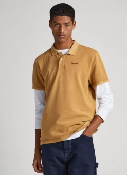 Homem Pepe Jeans Polos>Camisa Piquet Com Logo Bordado