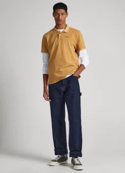 Homem Pepe Jeans Polos>Camisa Piquet Com Logo Bordado