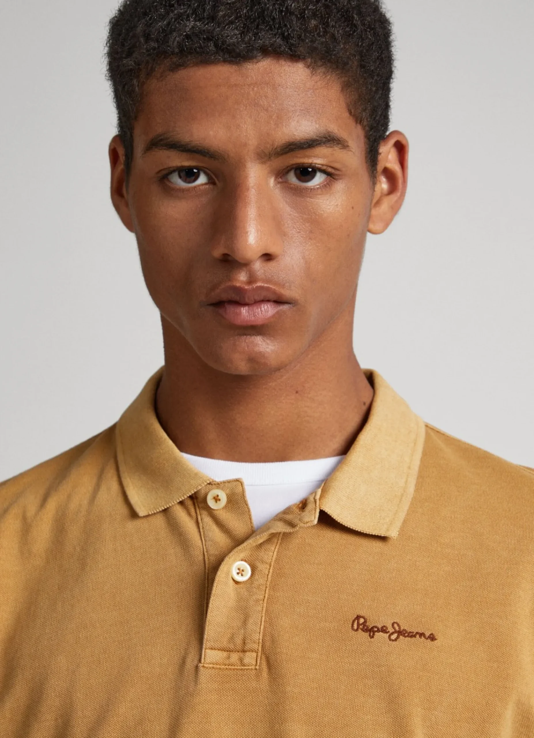 Homem Pepe Jeans Polos>Camisa Piquet Com Logo Bordado