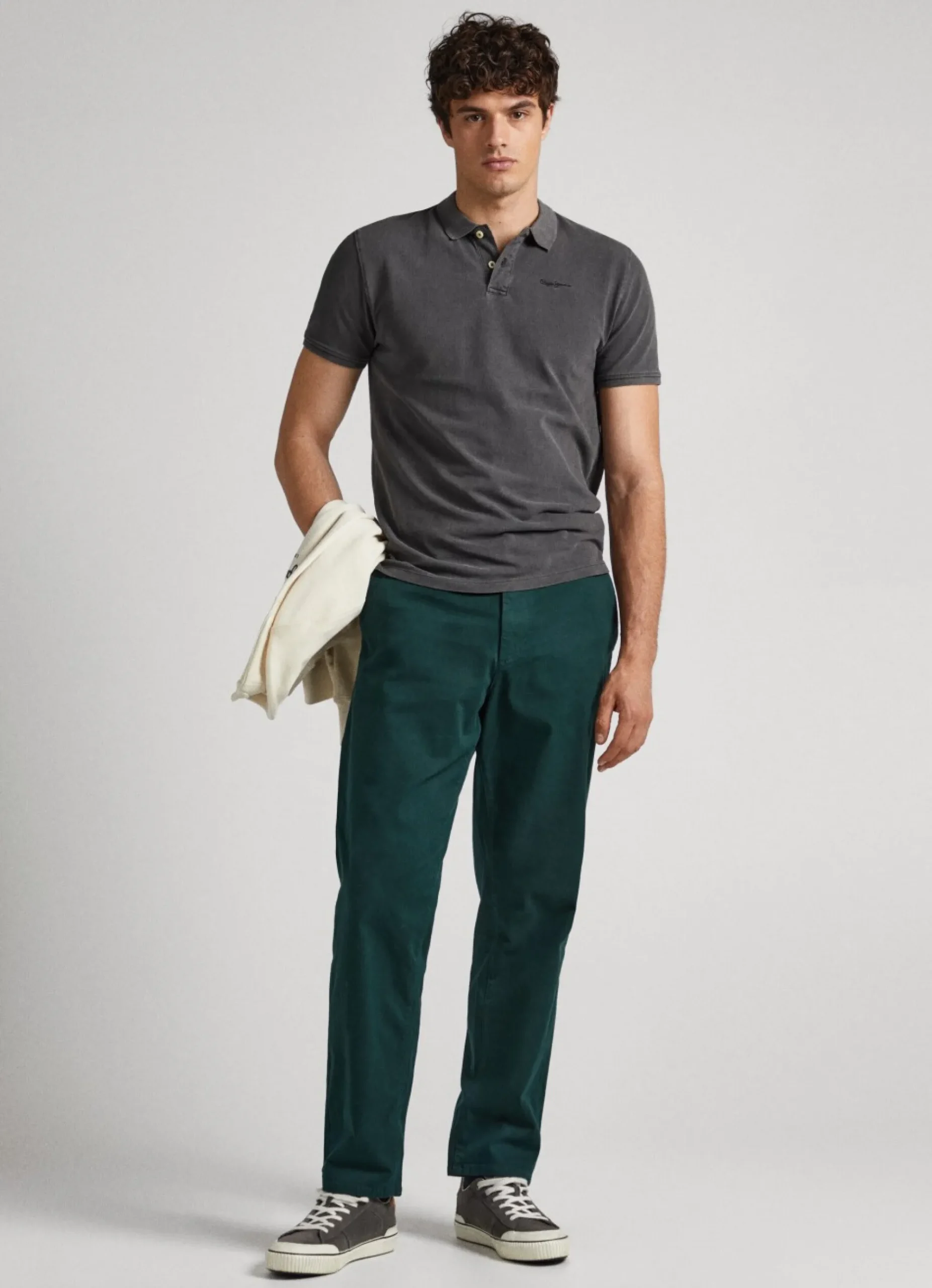 Homem Pepe Jeans Polos>Camisa Piquet Com Logo Bordado