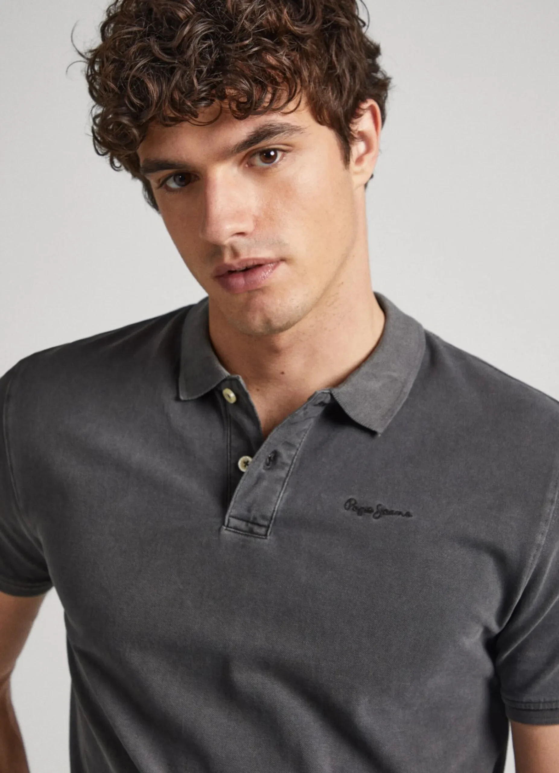 Homem Pepe Jeans Polos>Camisa Piquet Com Logo Bordado