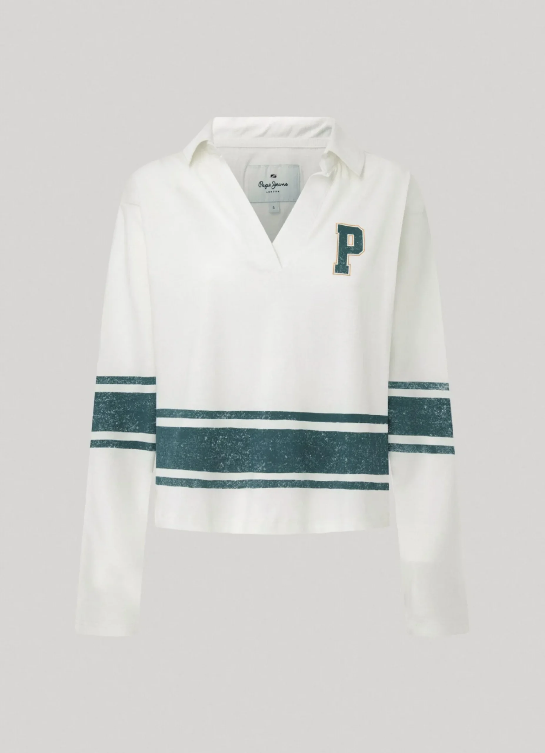 Mulher Pepe Jeans T-Shirts>Camisa Polo Manga Comprida
