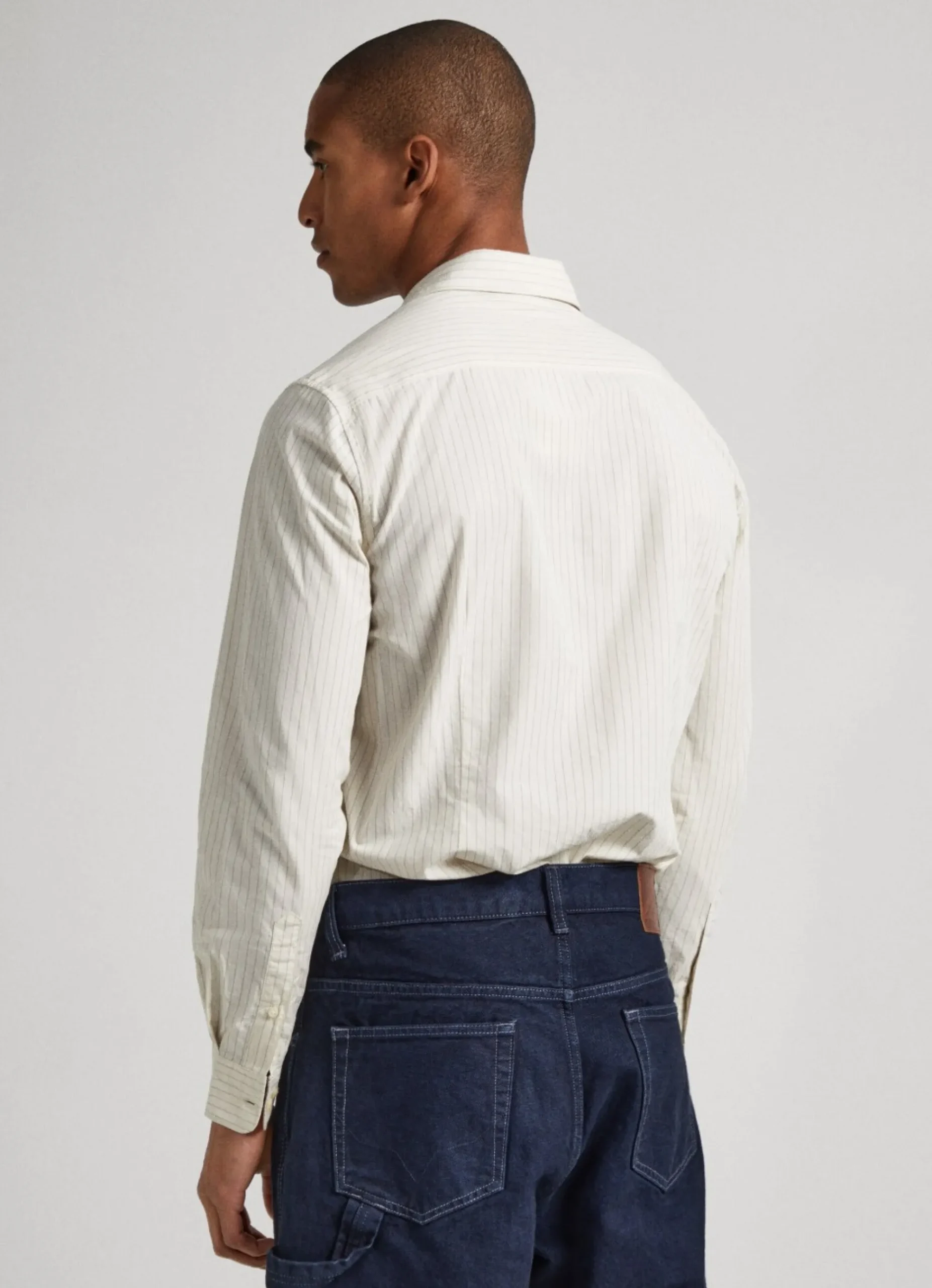 Homem Pepe Jeans Camisas>Camisa Popelina As Riscas Bengala