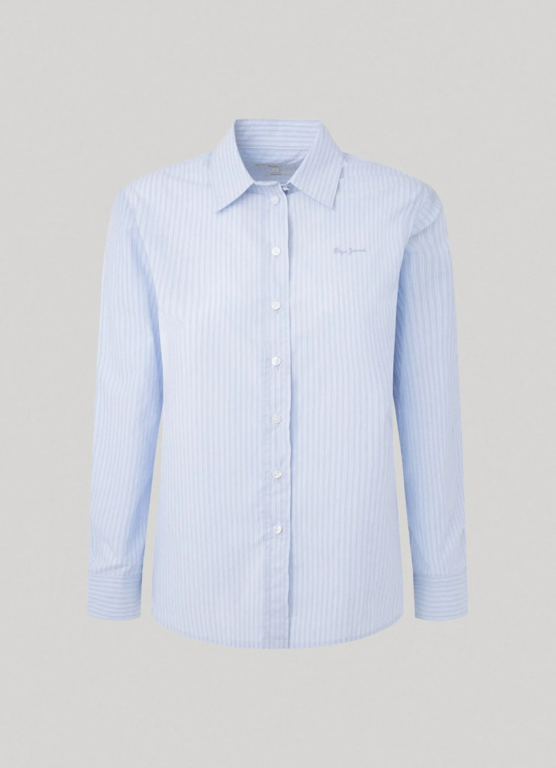 Mulher Pepe Jeans Camisas E Blusas>Camisa Popelina As Riscas