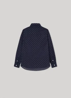 Rapaz Pepe Jeans Polos E Camisas>Camisa Popelina Bolinhas
