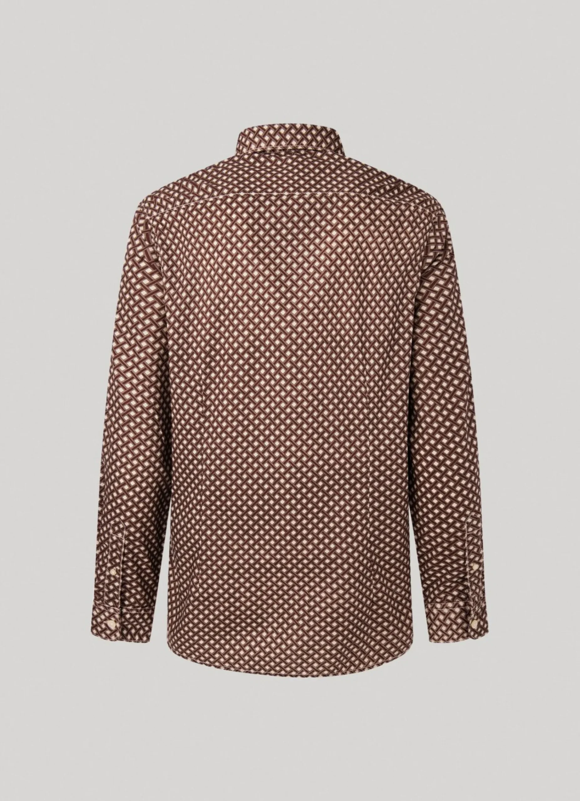 Homem Pepe Jeans Camisas>Camisa Popelina Padrao Geometrico
