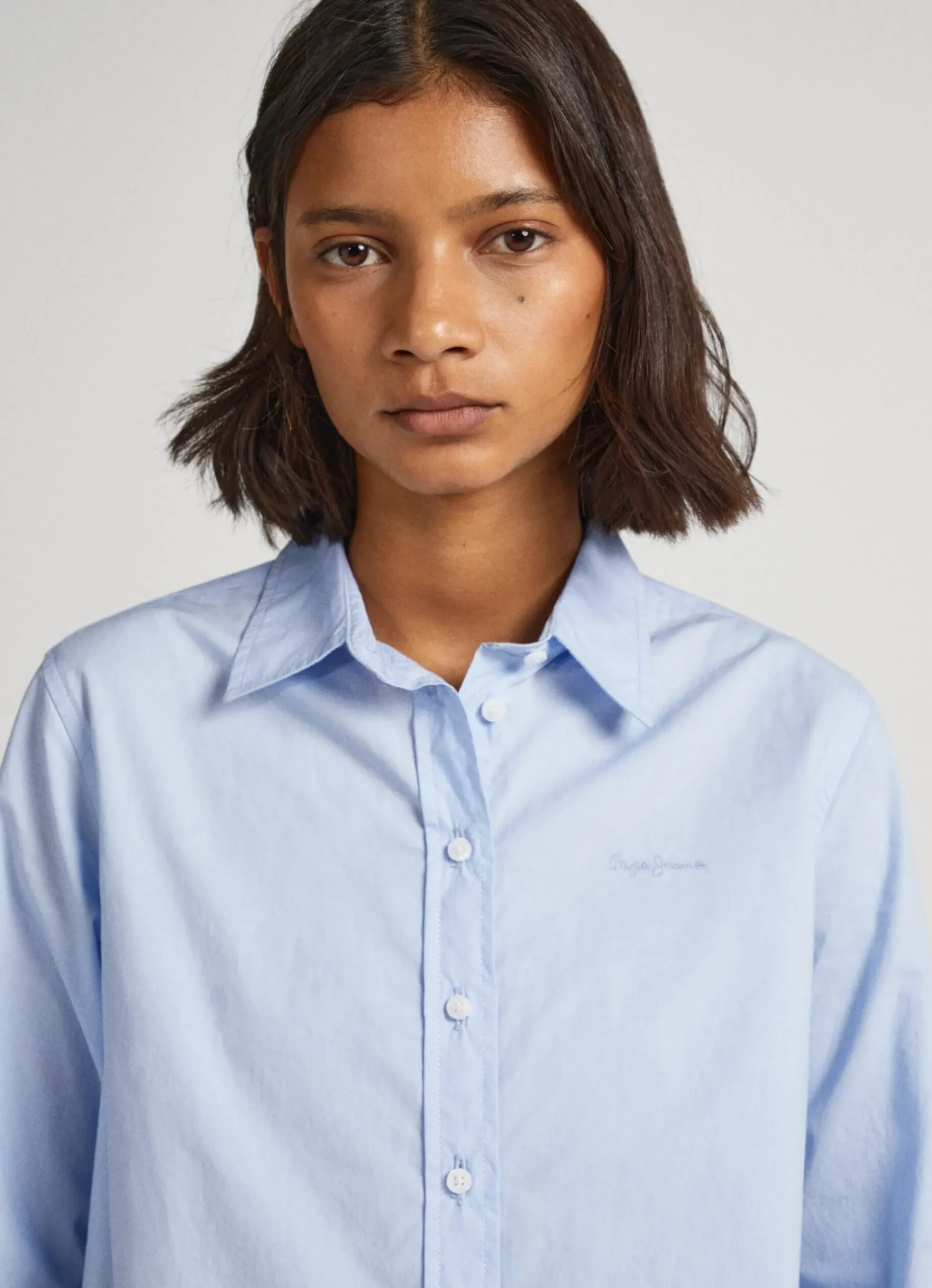 Mulher Pepe Jeans Camisas E Blusas>Camisa Popelina Regular Fit