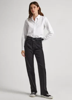 Mulher Pepe Jeans Camisas E Blusas>Camisa Popelina Regular Fit