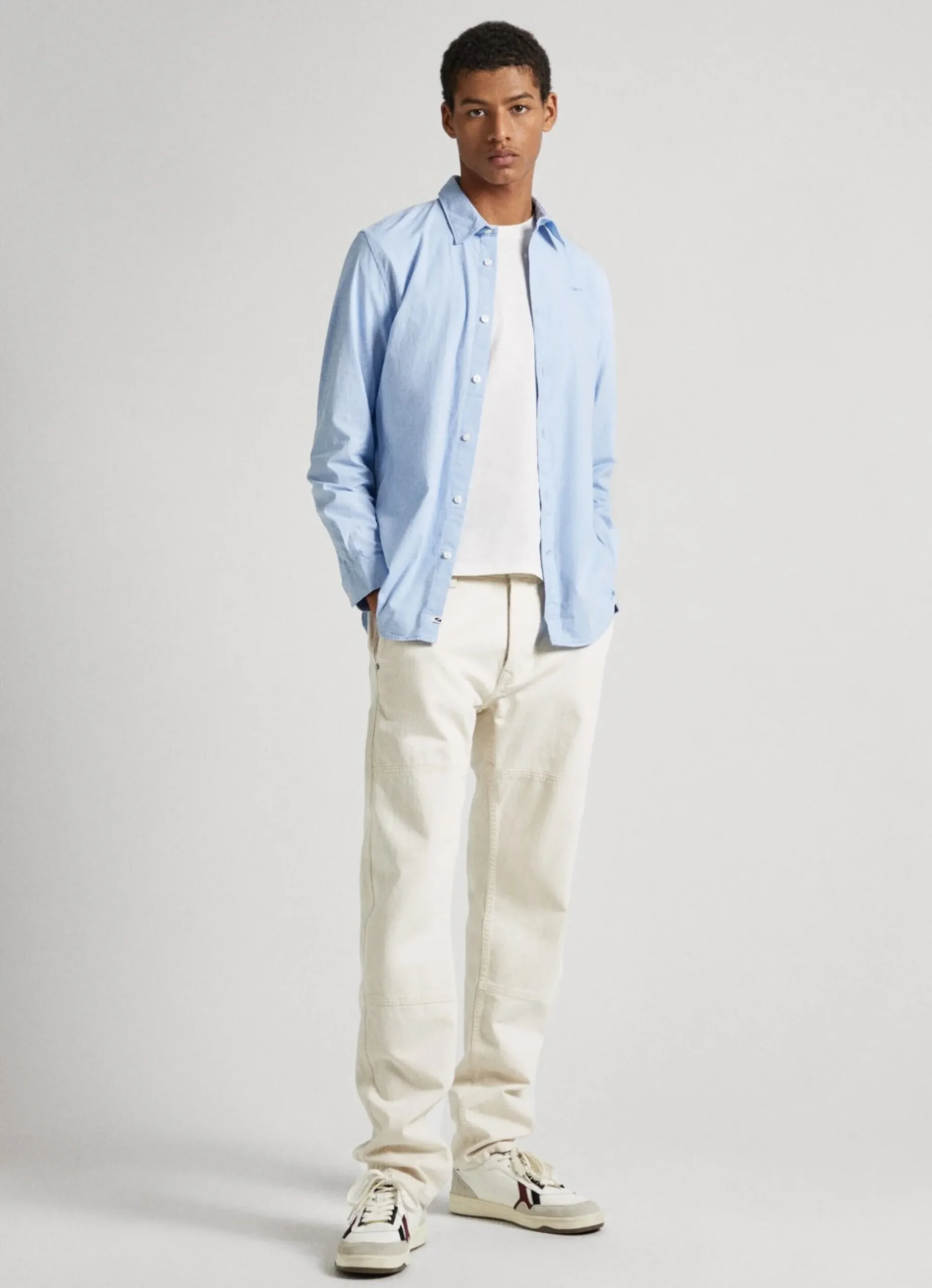 Homem Pepe Jeans Camisas>Camisa Popelina Slim Fit