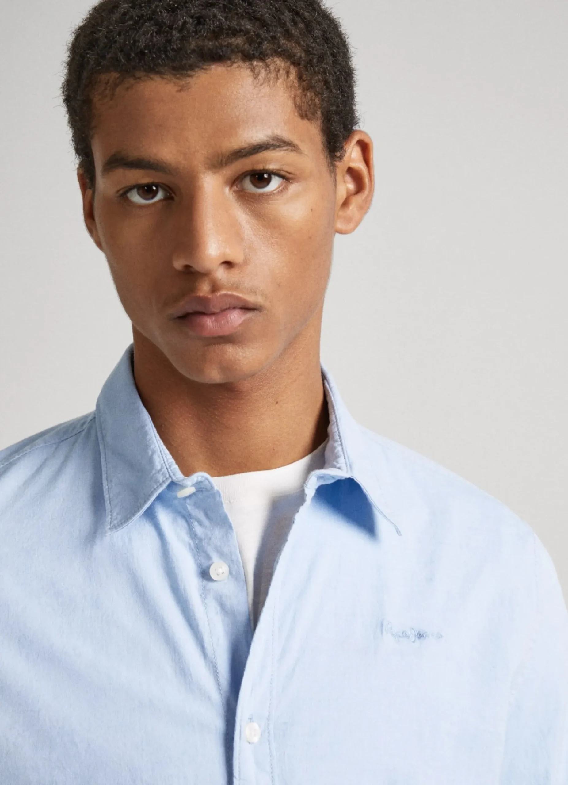 Homem Pepe Jeans Camisas>Camisa Popelina Slim Fit