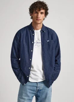 Homem Pepe Jeans Camisas>Camisa Regular Fit