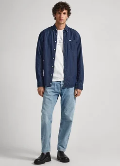Homem Pepe Jeans Camisas>Camisa Regular Fit