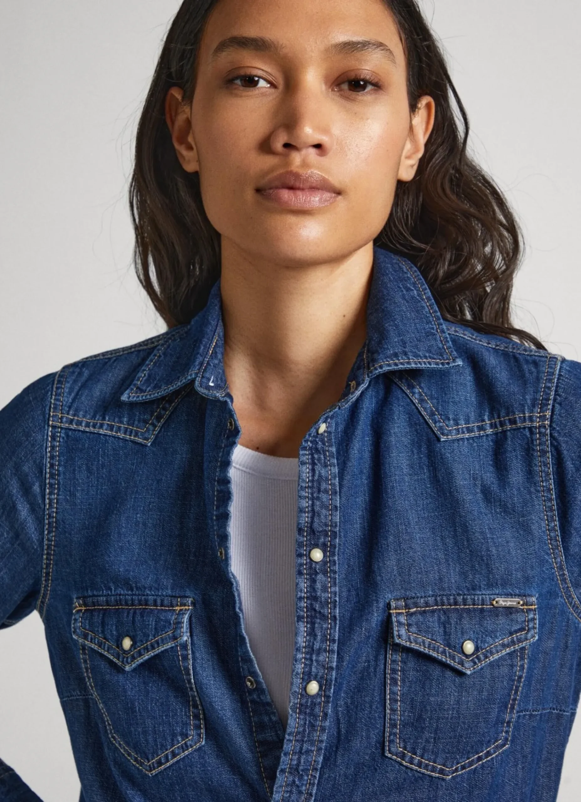Mulher Pepe Jeans Camisas E Blusas>Camisa Regular Fit
