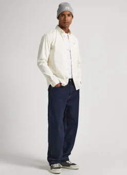 Homem Pepe Jeans Camisas>Camisa Sarja Algodao Regular Fit
