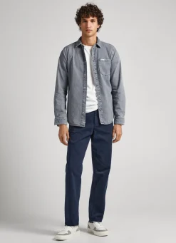 Homem Pepe Jeans Camisas>Camisa Slim Fit
