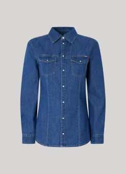 Mulher Pepe Jeans Camisas E Blusas><noscript><img width=