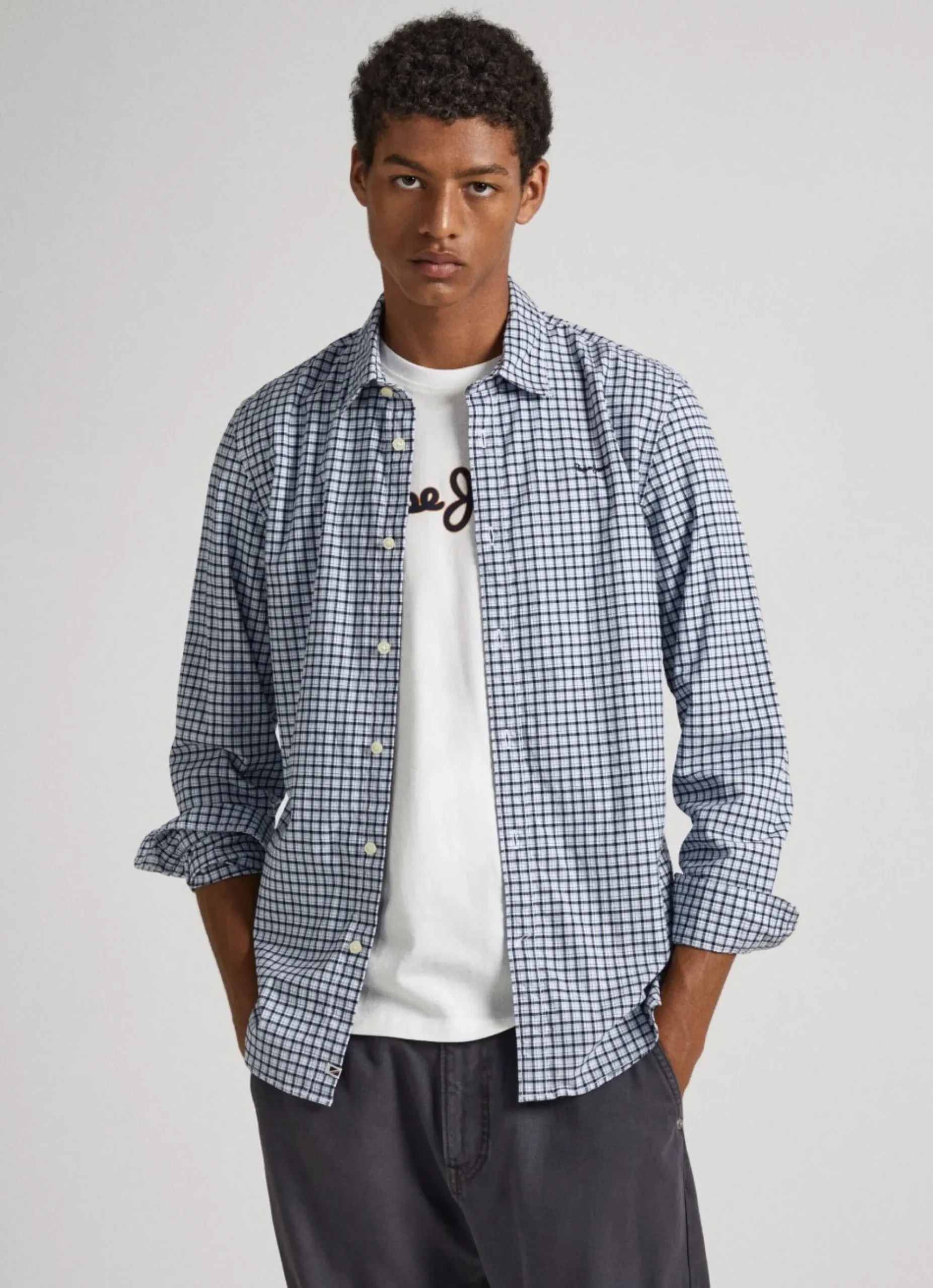 Homem Pepe Jeans Camisas>Camisa Slim Fit Xadrez
