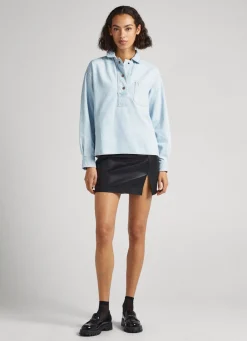 Mulher Pepe Jeans Camisas E Blusas>Camisa Tipo Polo