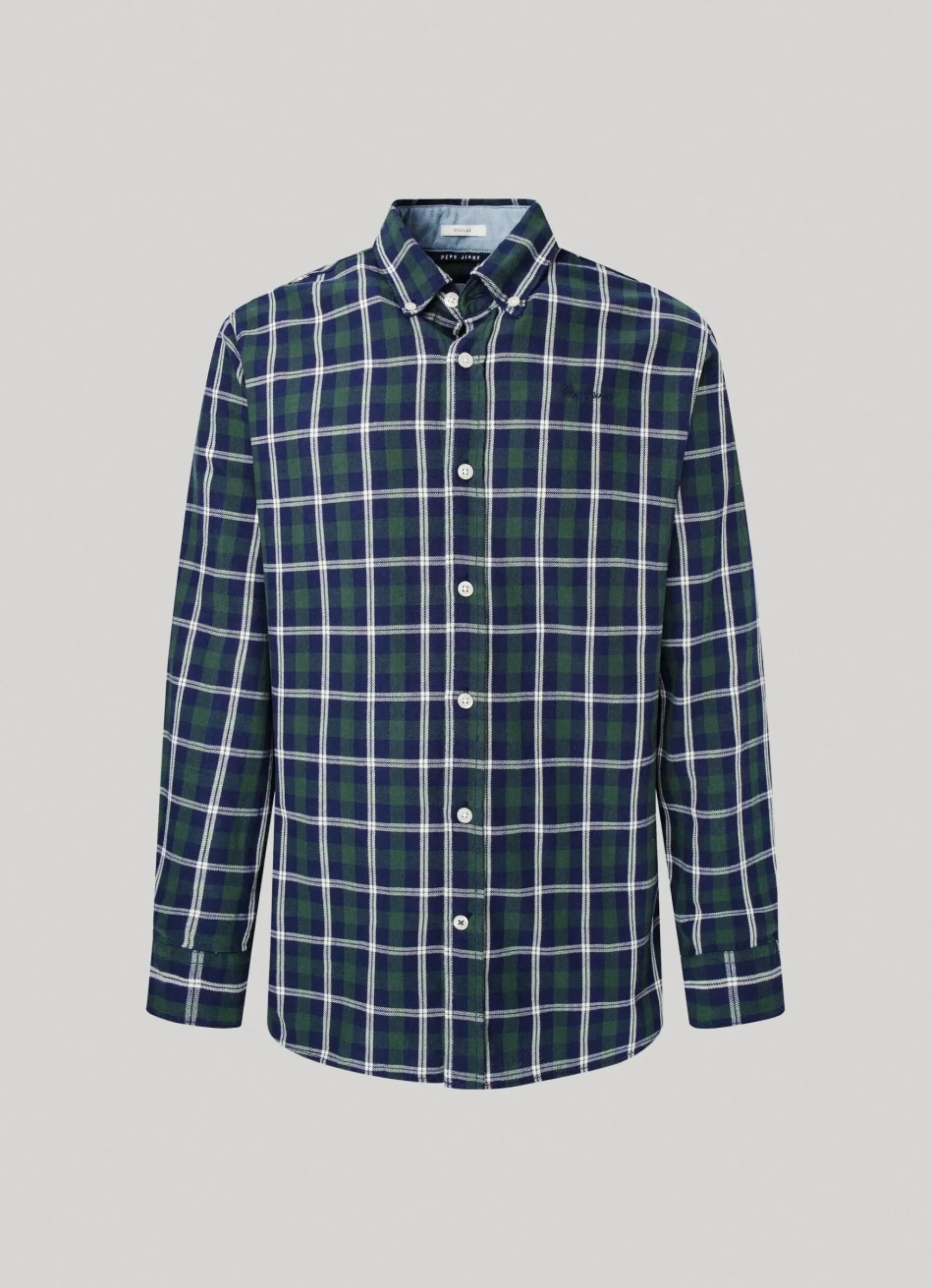 Homem Pepe Jeans Camisas>Camisa Xadrez Algodao Sarja