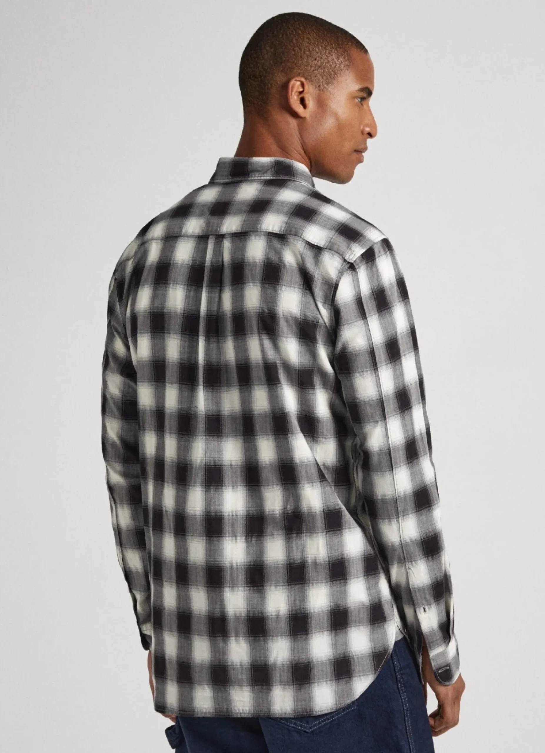 Homem Pepe Jeans Camisas>Camisa Xadrez De Algodao