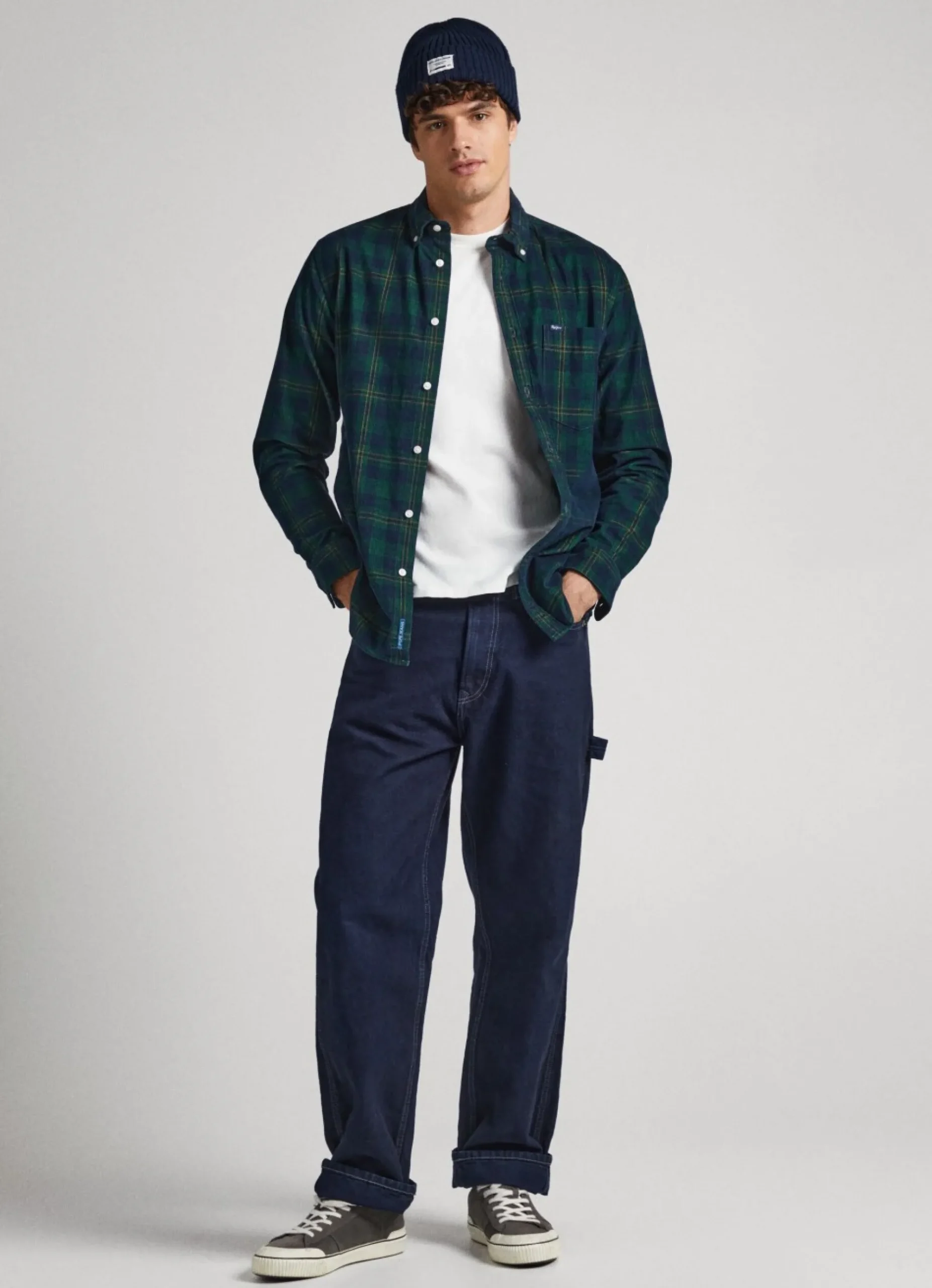 Homem Pepe Jeans Camisas>Camisa Xadrez De Bombazina